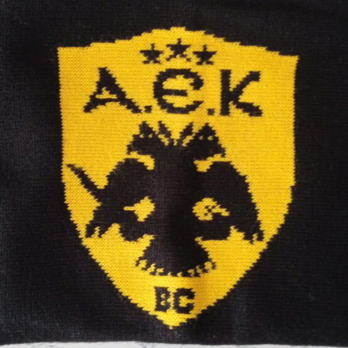 AEK knitted scarf like new, official replica