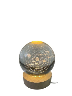 Espiel USB decorative lamp 8cm new, crystal transparent