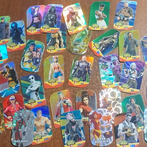 Fortnite metal tags like new, set of 34 Battle Royale