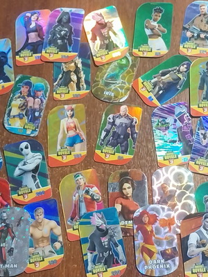 Fortnite metal tags like new, set of 34 Battle Royale
