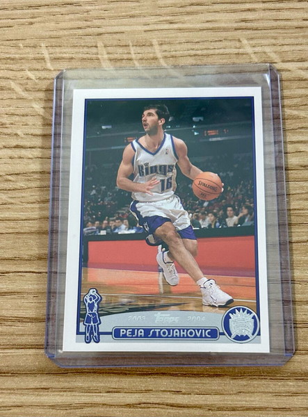 Κάρτα Peja Stojakovic Sacramento Kings NBA  Topps 2003-04 ΠΑΟΚ