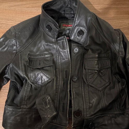 Aviatrix kids leather jacket XL like new