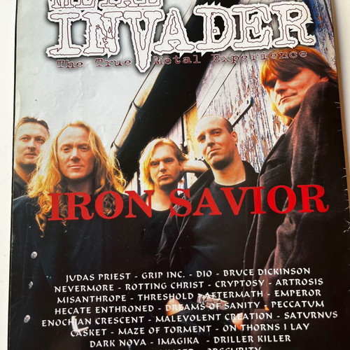Metal Invader magazine issue 0028 February 1999 used, Rotting Christ