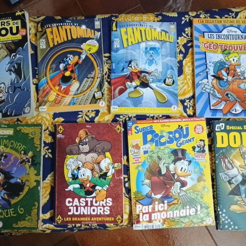 Γαλλικά κομιξ Disney μεταχειρισμένα, πακέτο 10 τεμαχίων