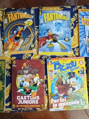 Γαλλικά κομιξ Disney μεταχειρισμένα, πακέτο 10 τεμαχίων
