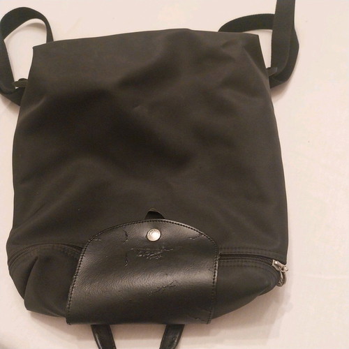 Longchamp back bag used, black