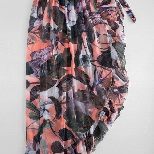 Decoro floral bikini swimsuit like new with pareo, size M 38 10