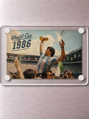 Акрилен магнит Diego Maradona 1986 Световно първенство нов