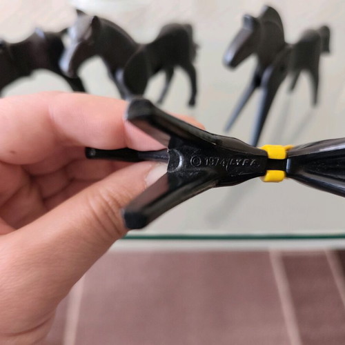 Playmobil Lyra horses like new, collectible set of 8