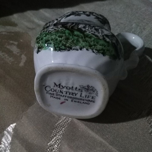 Myootts Country Life vintage porcelain milk jug used