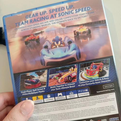 Team Sonic Racing PS4 used
