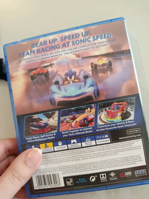 Team Sonic Racing PS4 used