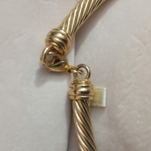 Choker necklace faux 90s with zirconia like new