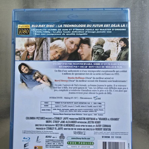 Kramer Vs Kramer 1979 Blu-Ray with Greek subtitles