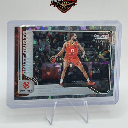 Euroleague Panini Contenders Suite Shots 25-26 Darius Thompson new