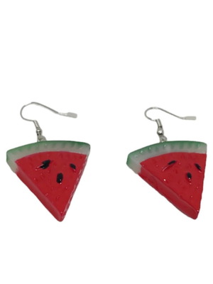 Watermelon earrings FIMO new