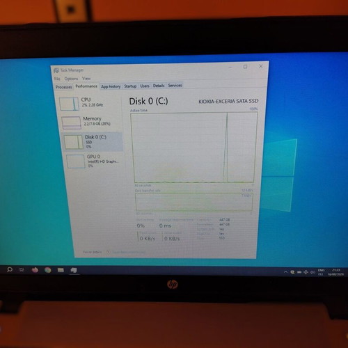 HP ProBook 450 G1 laptop 15.6" with 8GB RAM and 480GB SSD