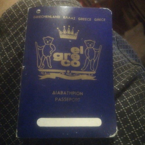 El Greco vintage 'Diavatirio' label
