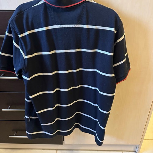 Navy & Green men's short-sleeve shirt Large like new