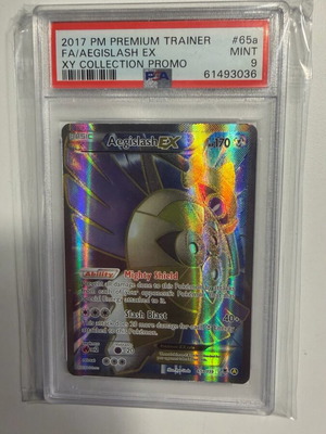 Aegislash EX (PHF 65a) PSA 9 new Pokemon TCG card