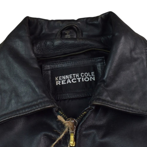 Vintage Kenneth Cole Reactions leather jacket used, size M
