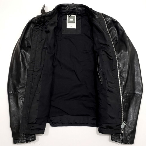 G-Star Raw Chopper Leather Jacket like new, size S, black