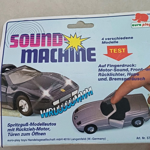 Sound Machine German metal toy car like new