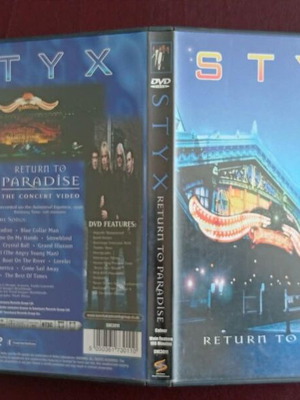 Styx Return To Paradise DVD used, rock