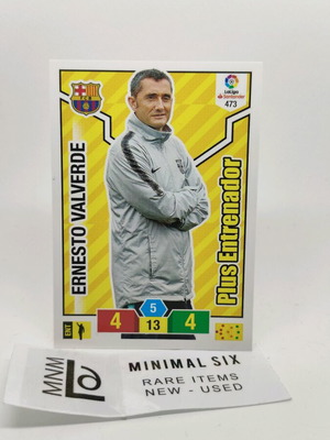 Ernesto Valverde Plus Entrenador 2018 collectible card like new