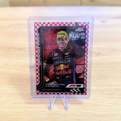 2025 Topps Chrome Formula 1 Max Verstappen card new