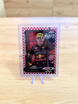 2025 Topps Chrome Formula 1 Max Verstappen card new