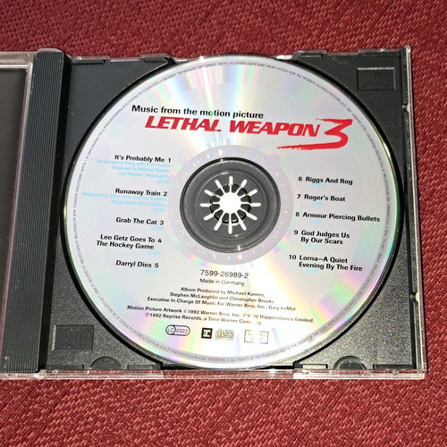 Soundtrack CD Lethal Weapon 3 new, pop