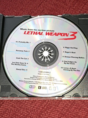 Soundtrack CD Lethal Weapon 3 new, pop