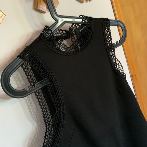 Black bodysuit with edge knitting size Small like new