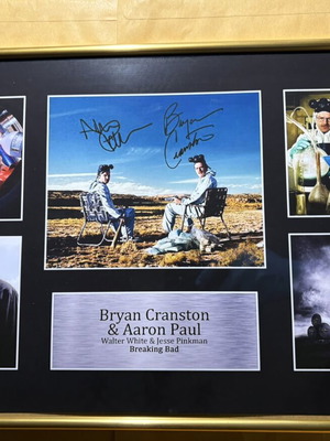 Breaking Bad Multi-Photo Signed A3 Poster new