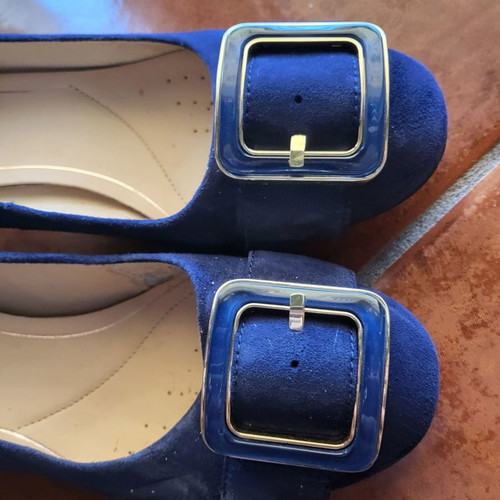 Clark's shoes used, blue, size 39