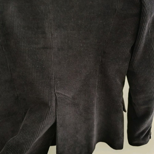 Corduroy women's jacket used, black, size S