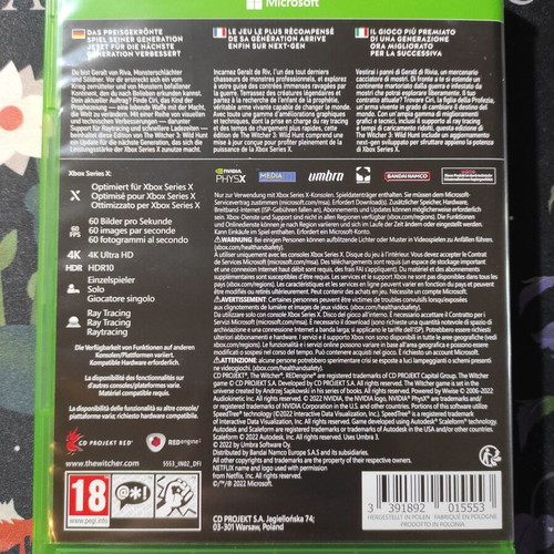 The Witcher 3 Wild Hunt Complete Edition Xbox Series X like new