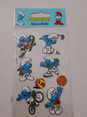 Αυτοκόλλητα στρουμφάκια καινούργια