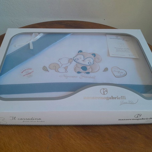 Nazareno Gabrielli baby bed sheets set new with pillowcase