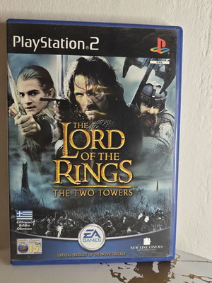 Lord of the Rings The Two Towers PlayStation 2 game, Greek edition