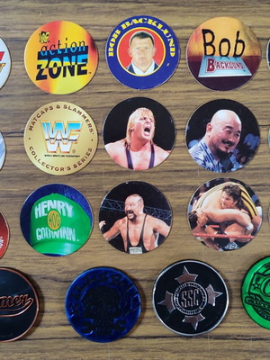 Τάπες World Wrestling Federation Panini Caps 1995, σετ 19 τεμαχίων