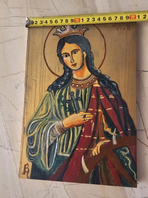 Religious icon used, very good condition