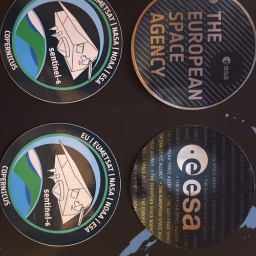 Sentinel-6 Collectible Stickers New ESA