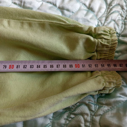 Cargo jeans pants new, mint color, size L