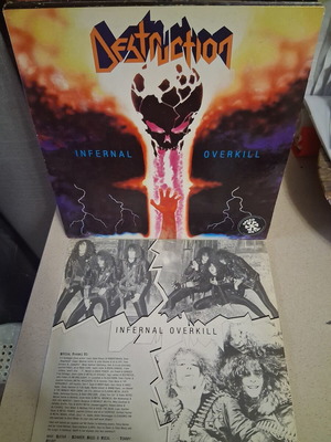 Destruction Infernal Overkill vinyl record used, metal genre