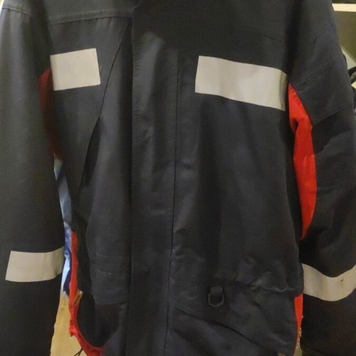 Aegean aircraft mechanic jacket used, fleece lining, size L