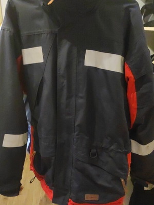 Aegean aircraft mechanic jacket used, fleece lining, size L