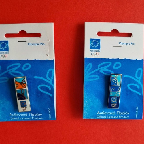 Pins Athens 2004 Emblems new, set of 14 pieces