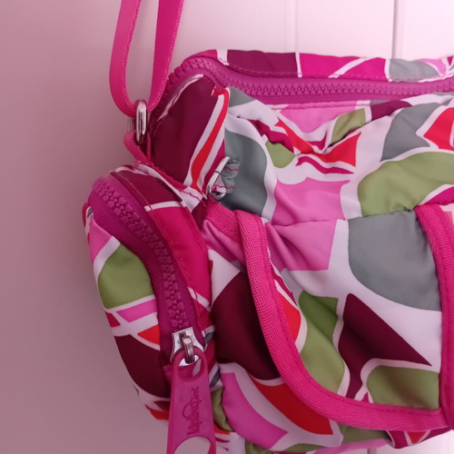 Kipling Vintage Crossbody Bag like new, multicolor psychedelic print